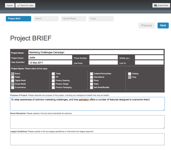 AdmationBriefTemplateProject